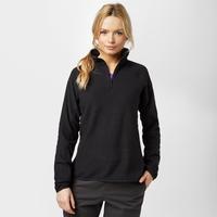 Berghaus Women\'s Hartsop Half Zip Fleece - Black, Black