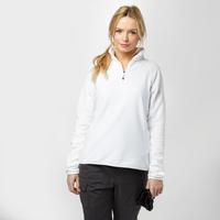 berghaus womens hartsop half zip fleece white white