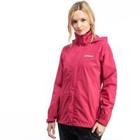 berghaus womens calisto waterproof jacket pink