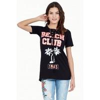 BEACH CLUB LATTICE T-SHIRT