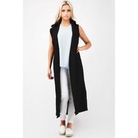 belted split side duster