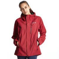 berghaus womens skye waterproof jacket red red