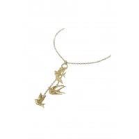 Bee Swift Gold Bird Necklace