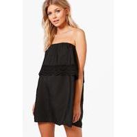 Bethany Bandeau Dress - black