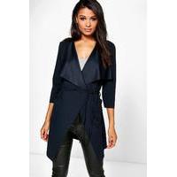 Belted Duster - navy