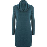 bethan cowl knitted top teal