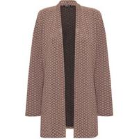 Belinda Open Jacquard Cardigan - Salmon