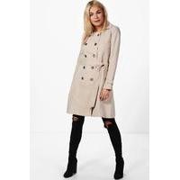 Belted Trench Coat - stone