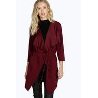 Belted Duster - wine