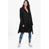Belted Trench Coat - black