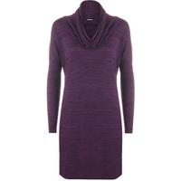 Bethan Cowl Knitted Top - Purple