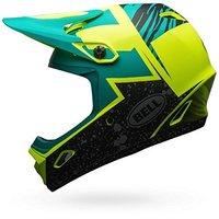 Bell Transfer-9 Downhill Helmet Yellow/turquoise Head Circumference 55-57cm