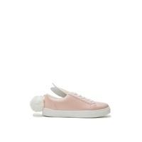 Bethan Pink Bunny PU Trainers