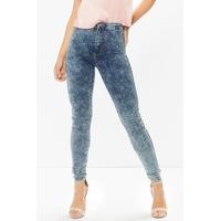 Betty Acid Wash Denim Jeggings