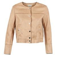 betty london ejok womens jacket in beige