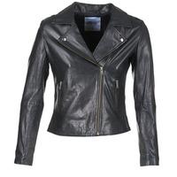 betty london gadite womens leather jacket in black