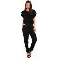 beaurivage jumpsuit safari womens jumpsuit in black