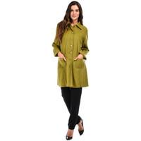 Bella Blue Coat CLOE women\'s Coat in green