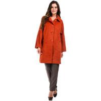 bella blue coat ninon womens coat in orange