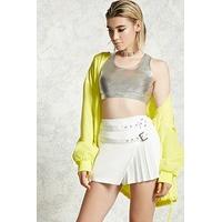 Belted Satin Skort