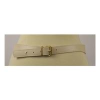Belt - Size: M - Cream / ivory