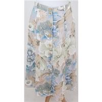 Betty Barclay, size 16 beige & blue mix floral skirt