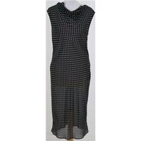 Betty Barclay: Size S Black and white spot sleeveless dress