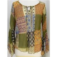 Beatriche, size L, green, long sleeved blouse