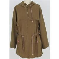 Benetton, size XL light brown silk coat
