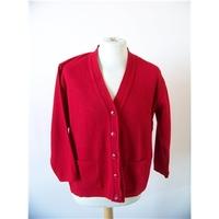 Beaumonde - Size: 14/16 - Red - Cardigan