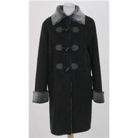 Betty Barclay, size 10 black suedette coat