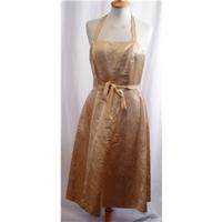 Betty Jackson Betty Jackson - Size: 10 - Metallics - Halter-neck dress