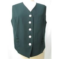 betty barclay size 14 green waistcoat