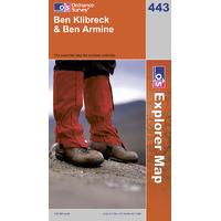 Ben Klibreck & Ben Armine - OS Explorer Active Map Sheet Number 443