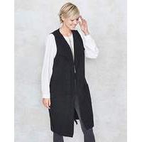 Belted Boucle Sleeveless Waistcoat