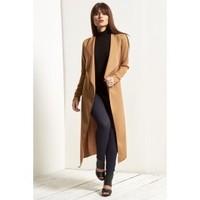 Bekky Belt Italian Maxi Trench Coat Duster