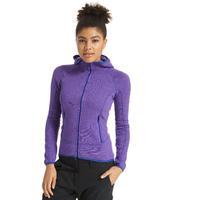 berghaus womens tyndrum stripe hooded jacket purple