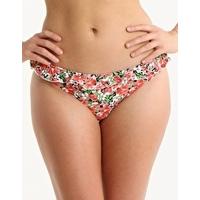 bella classic brief with frill floral
