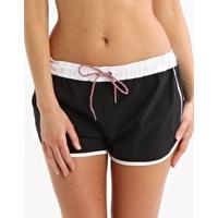 beach runner run boardshort black and white