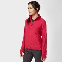 berghaus womens prism half zip fleece pink