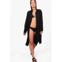 Beach Longline Shirt - black