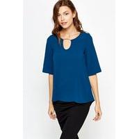 Bell Sleeve Teal Blouse