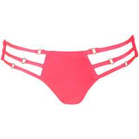 Beach Bunny Coral Brazilian Panties Swimsuit Bunny Basics women\'s Mix & match swimwear in pink