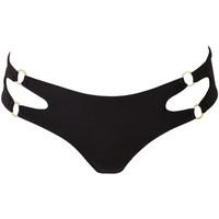 Beach Bunny Black Brazilian Panties Swimsuit Bunny Basics women\'s Mix & match swimwear in black