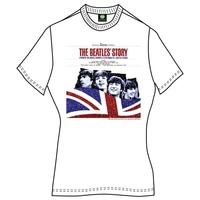 Beatles - Girl-shirt The Bealtes Story (in L)