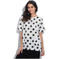 bella blue top cathy womens blouse in white