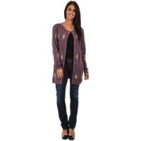 Bella Blue Cardigan DAVINA women\'s Cardigans in purple