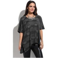 bella blue top thelma womens blouse in grey