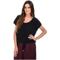 bella blue top elsa womens blouse in black