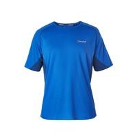 BERGHAUS TECH SS CREW NECK BLUE/DARK BLUE (X-LARGE)